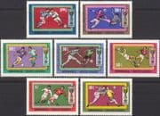 Mongolia 1970 Football World Cup Championships/ Soccer/ Sport/ Games 7v set (n11622)