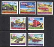 Mongolia 1971 Train / Plane / Car / Lorry / Boat 7v set (b6741a