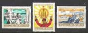 Mongolia 1976 Planes / Tanks / Horses / Radio 3v set (n21714)