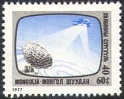 Mongolia 1977 Communications/ Satellite/ Telecomms/ Radio Dish/ Space/ TV 1v (n12131)