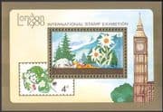 Mongolia 1980 London StampEx/ Flowers/Plants/ Nature/ Buildings 1v m/s (n17534)