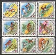 Mongolia 1983 Horse / Wolf / Hare / Folk Tale 9v set (n15575)