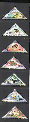 Mongolia 1983 Rodents / Small Mammals / Triangles 7v n15604