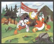 Mongolia 1987 Disney/ Mark Twain/ Donald Duck/ Jumping Frog/ Cartoons/ Stories 1v m/s (n23973)