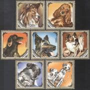 Mongolia 1991 DOGS/ Animals/ Pets/ Alsatian/ Collie/ Spaniel/ Dalmatian/ Nature 7v set n15602