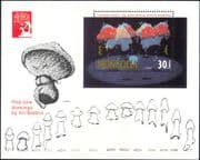 Mongolia 1991 FANTASTIA/ Disney/ Mushrooms/ Films/ Cinema/ Cartoons/ Animation/ Music 1v m/s (b614)
