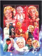 Mongolia 1995 Marilyn Monroe/ Actress/ Films/ Cinema/ Actors/ People 1v m/s (s3124)