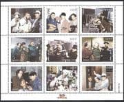 Mongolia 1998 Three Stooges / Music / Medical 9v sht n10304