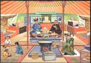 Mongolia 1999 Ger/ Tent/ Music/ Cooking/ Games/ Animated Horse/ People 1v m/s (n17512)