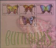 Mongolia 2003 Butterflies/ Insects/ Nature/ Wildlife/ Butterfly 4v m/s (n15316a)