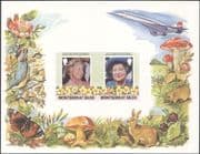 Montserrat 1985 Royalty/ HM Queen Mother/ Concorde/ Planes/ People imperf ms (n30669e)