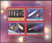 Montserrat 1987 Halley's Comet / SPACE Capex'87 o / p m / s b2657