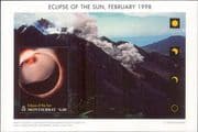 Montserrat 1998 Solar Eclipse/ Sun/ Space/ Astronomy/ Volcanoes 1v m/s (b8001j)