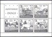 Montserrat 1999 Spaniel/ Poodle/ Beagle/ Corgi/ Dogs/ Pets/ Animals/ Nature m/s n41094