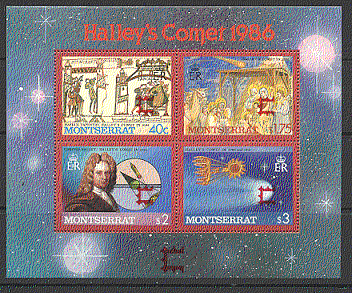 Montserrat Halley's Comet / SPACE Capex / p ERROR m b1907