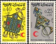 Morocco 1971 Red Cross/ Medical/ Health/ Welfare/ Jewellery 2v set (n32521)