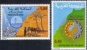 Morocco 1978 Sahara Development/ Lighthouse/ Industry/ Farming/ Fish/ Fishing 2v set (n45068p)