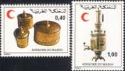 Morocco 1979 Red Crescent/ Red Cross/ Medical/ Health/ Coffee Pot/ Boxes/ Craft 2v (n45068j)