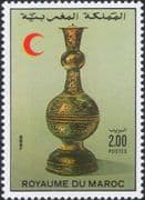 Morocco 1989 Red Crescent/ Red Cross/ Medical/ Health/ Welfare/ Vase/ Craft 1v (n46492)