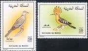 Morocco 1990 Hoopoe/ Turtle Dove/ Birds/ Nature/ Wildlife 2v set (b4028)