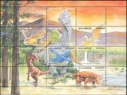 Mozambique 2002 Prehistoric Animals/ Dinosaurs/ Reptiles/ Nature 9v sht (n43923)