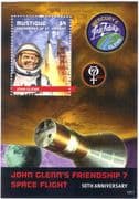 Mustique 2012 John Glenn/ Friendship 7/ Space/ Rockets/ Astronauts 1v m/s (n17157c)