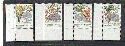 Namibia 1997 TREES / Plants / Flowers / Nature 4v set n16618