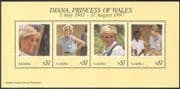 Namibia 1998 Diana, Princess of Wales m / s ref:b1380