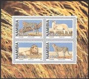 Namibia 1998 Large Wild Cats m / s ref:b1371