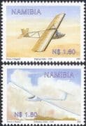 Namibia 1999 Gliders/ Gliding/ Planes/ Aircraft/ Aviation/ Transport/ Sports 2v set (n16603)
