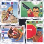 Namibia 2004 Olympic Games/ Cycling/ Boxing/ Shooting/ Sports/ Bikes 4v set (b7667a)