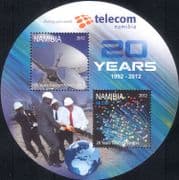 Namibia 2012 Telephone/ Telecomms/ Radio Dish Aerial/ Fibre Optics 2v m/s (n20131c)