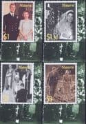 Nauru 1997 Queen Elizabeth II/ Royalty/ Golden Wedding/ QEII/ Photography 4v set (b4604)