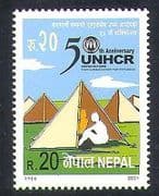 Nepal 2001 Refugees / Welfare / Health / Commissioner / Camping / Animation 1v (n37211)