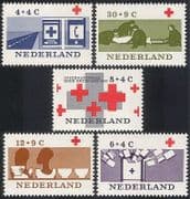 Netherlands 1963 Red Cross 100th/ Medical/ Health/ Welfare/ Nurses 5v set (n27724)