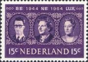 Netherlands 1964 Benelux Region 20th Anniv/ Queen/ King/ Royal/ Politics/ Economics 1v (n46867)