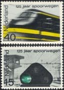 Netherlands 1964 Trains/ Rail/ Railways/ Locomotives/ Transport 2v set (n24173)