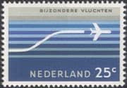 Netherlands 1966 Air Mail Special Flights/ Plane/ Aircraft/ Aviation/ Animation 1v (n23891)