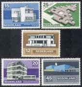 Netherlands 1969 Welfare Fund / Buildings / Architecture / Architects 5v set (n39412)