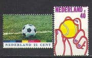 Netherlands 1972 Sport / Football / Tennis/ Soccer/ Games 2v set (n24305)