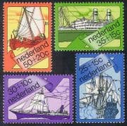 Netherlands 1973 Welfare Fund / Ships / Boats / Sailing / Nautical / Transport 4v (n39906)