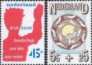 Netherlands 1976 Anniversaries/Rheumatism/ Health/ Printing/ Hands 2v set (n46865)