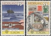 Netherlands 1979 Europa/ Communications/ Radio/ Morse Key/ Telecomms 2v set (n46147)