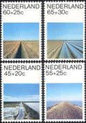 Netherlands 1981 Welfare Fund/ Dyke/ Irrigation/ Land Reclamation 4v set (n30889)