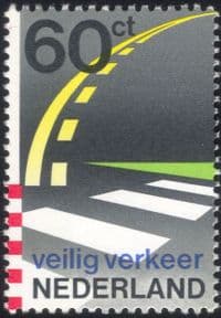 Netherlands 1982 Dutch Road Safety/ Motoring/ Roads/ Zebra Crossing 1v (n23877)