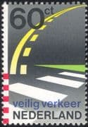 Netherlands 1982 Dutch Road Safety/ Motoring/ Roads/ Zebra Crossing 1v (n23877)