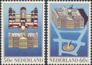 Netherlands 1982 Royal Palace/ Monument/ Buildings/ Architecture 2v set (b9164d)