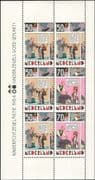 Netherlands 1984 Child Welfare/ Music/ Dog/ Strip Cartoons/ Violin 6v m/s (n22534b)