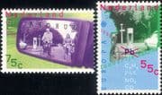 Netherlands 1988 Europa/ Cars/ Bicycles/ Bikes/ Cycling/ Transport/ Environment 2v set (s1028b)