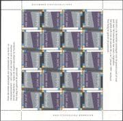 Netherlands 1990 Christmas/ Greetings/ Snow/ Animation 20v sheet (n21310f)